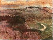 Edgar Degas Landscape with Hills Spain oil painting artist